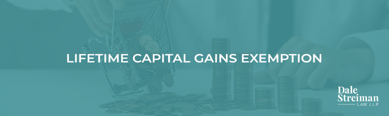 LIFETIME CAPITAL GAINS EXEMPTION